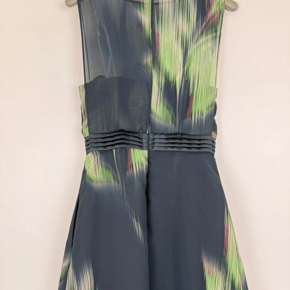 KAY UNGER "TESS ELEGANT FLORAL SLEEVELESS DRESS - Picture 5 of 6